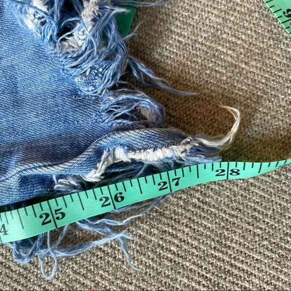 ZARA Trafaluc Denim wear Distressed Jeans size 4 - Picture 9 of 9